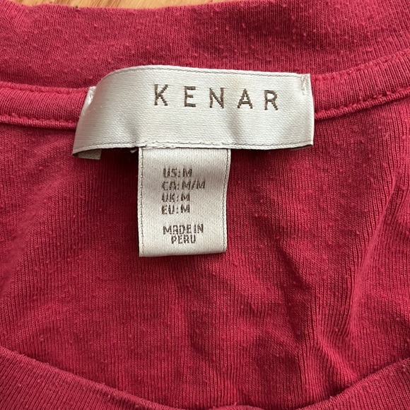 Kenar Cap Sleeve Scoop Neck T-Shirt - Picture 4 of 4